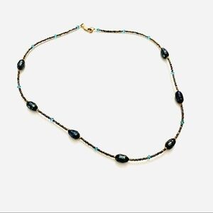HANDCRAFT Pearl and Glass Beaded Choker Necklace